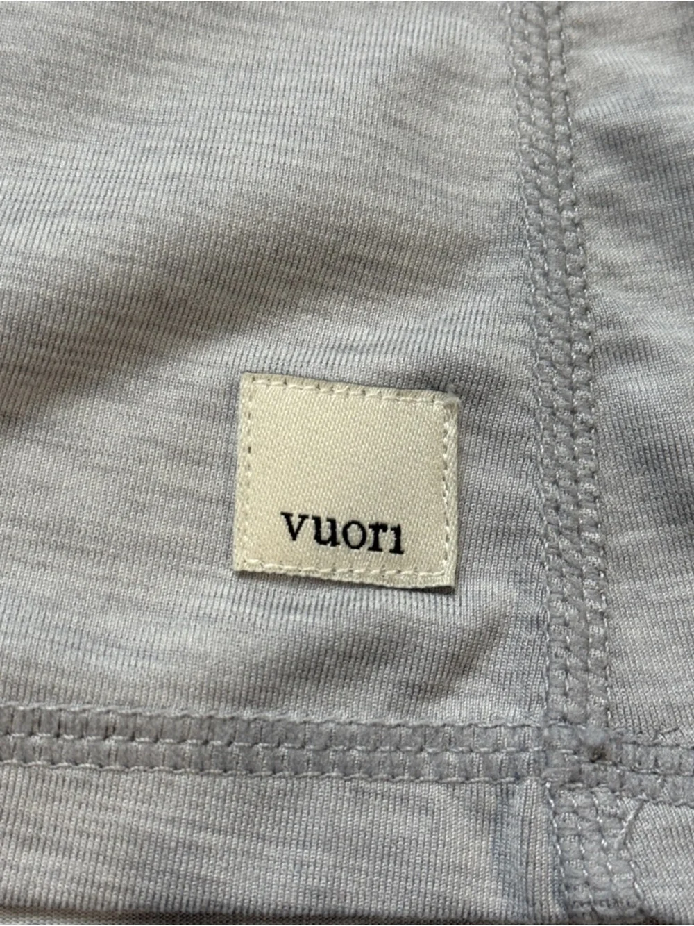 Vuori Women's Lux Performance Tank - Light Grey - Picture 3 of 5